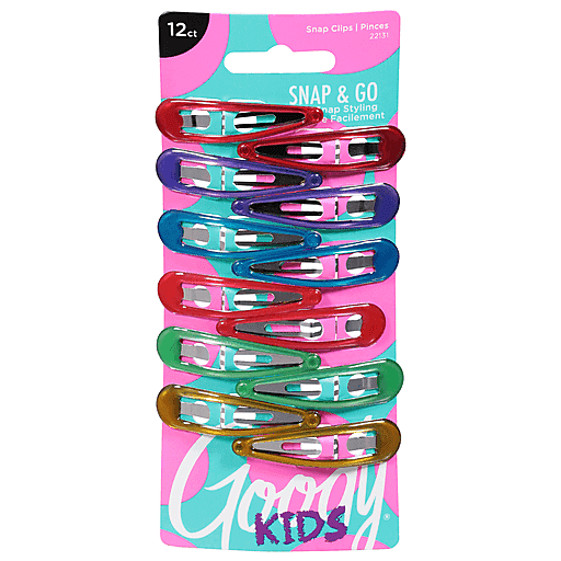 Goody Girls Classic Gel Contour Clips (12-Pack)