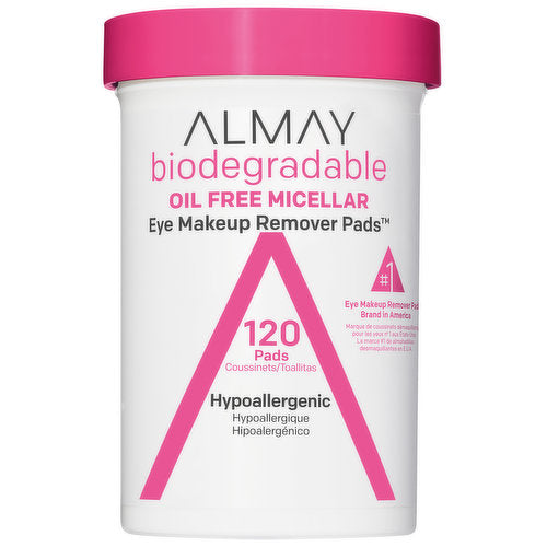 Almay Biodegradable Oil Free Micellar Eye Mu Remover Pads