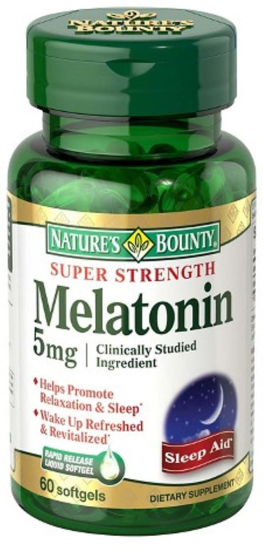 Nature's Bounty - Melatonin - 5 mg - Tablets 60.00 ct