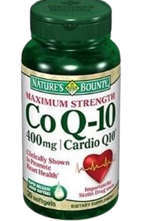 Nature's Bounty - Co Q-10 Cardio - 400 mg Maximum Strength 30.00 ct