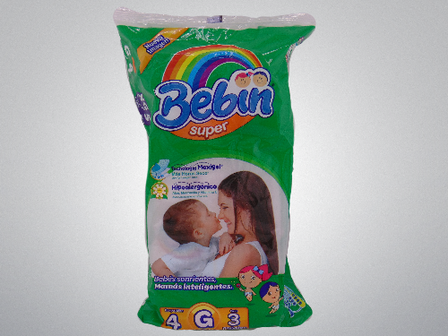 Bebin Baby Diapers Super Large 3 Count, 1 Pack Each, By Bebin