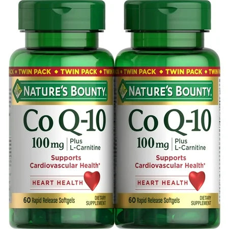 Natures Bounty Co Q-10 Softgels 100 Mg 60 Ct 2 Pack