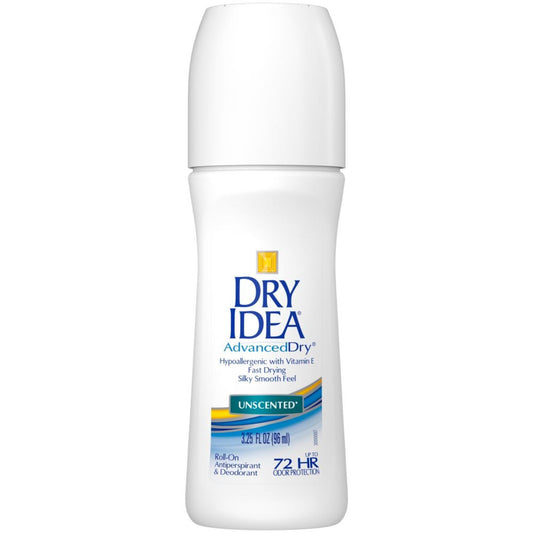 Dry Idea Roll-On Unscented 3.25Oz, 1 Each, By Dry Idea