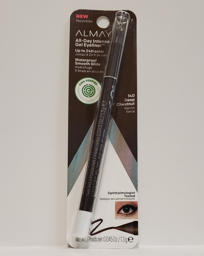 Almay All-Day Intense Gel Eyeliner, Longlasting, Waterproof, Fade-Proof Creamy H