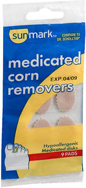 Sunmark Medicated Corn Removers, 9 each by Sunmark