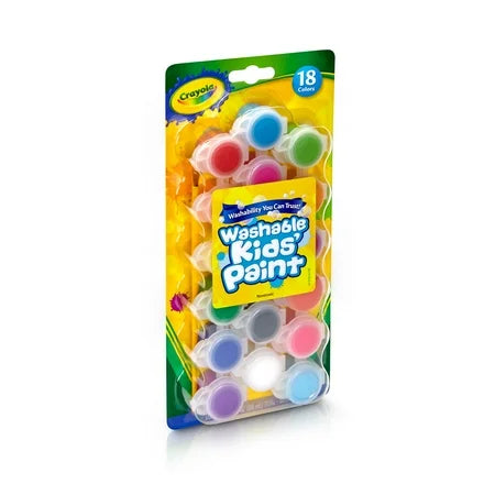 Crayola 18 Count Washable Kids' Paint