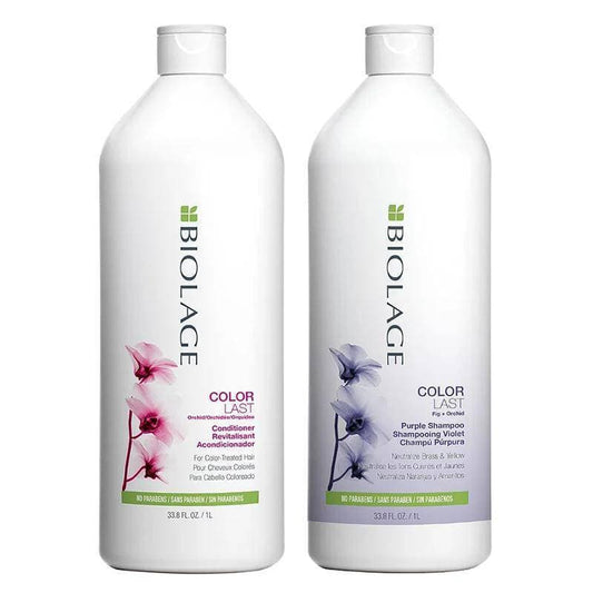 Biolage Color Last Purple Shampoo & Conditioner Duo 33.8oz.