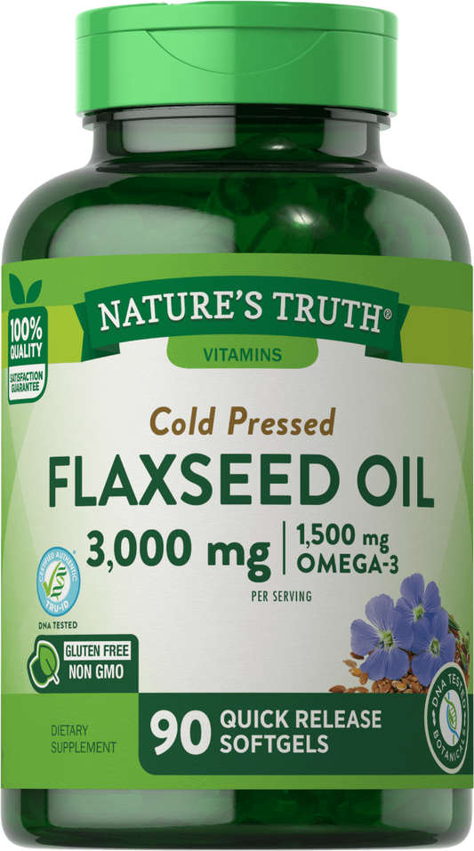 Nt Flaxseed Oil3000mg Sftgl90