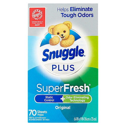 Plus SuperFresh EverFresh Scent Dryer Sheets Fabric Softener