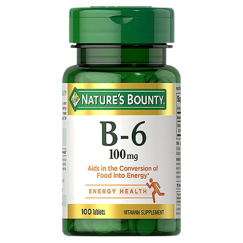 Nature's Bounty - Vitamin B-6 Tablets 100.00 ct