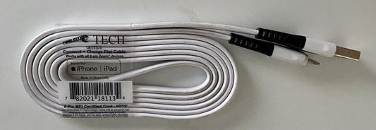 USB Charging Cable for Apple iPad iPhone 5’ White/black, 1 Each, By Tool City