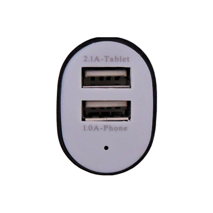 Dual DC Charger- 2.1/1amp, Black, 1 Each, By Service Tool Company