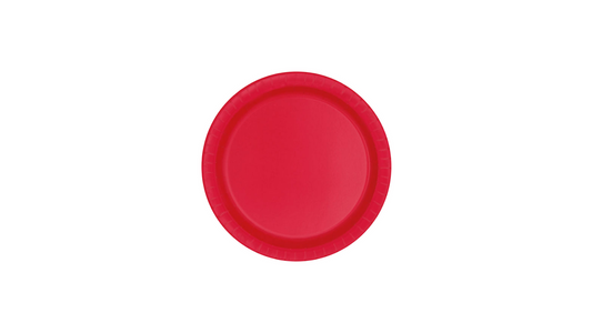 Uni 7" Plates Red