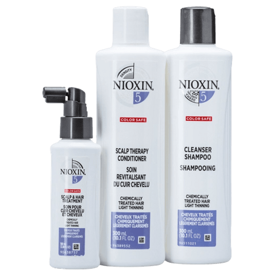 Nioxin System 5 Chemically Treated Hair Light Thinning Kit