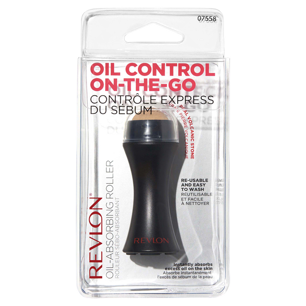 Revlon Oil-Absorbing Volcanic Roller, Reusable Facial Skincare Tool for Oily Ski