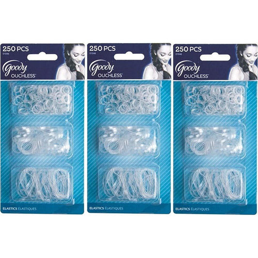 Womens Classic Multi Clear Polyband ElastiColorstay 250ct