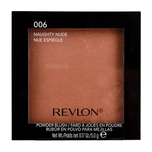 Revlon Powder Blush Satin Finish 006 Naughty Nude 0.17 Oz