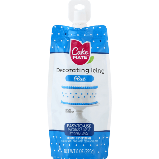 Cm Pouched Decorating Icing Blue 8oz