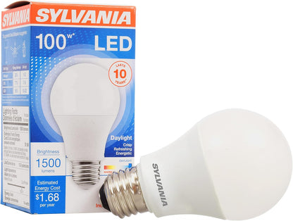 SYLVANIA LED Bulb, 100W, Medium Base, Frosted Finish, 1500 Lumens, Daylight 1 Pack , 1 Each, By Ledvance LLC
