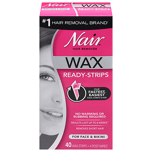 Nair Wax Ready-Strips Face