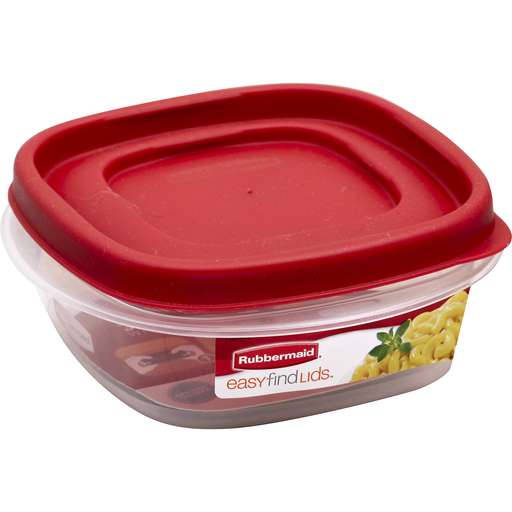 Rubbermaid Easy Find Lids 1.25 Cup Square