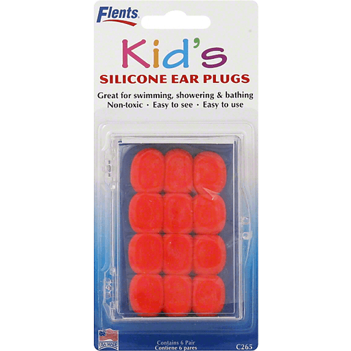 Flents Seal-Rite Kids Silicone Ear Plugs 6 Pairs