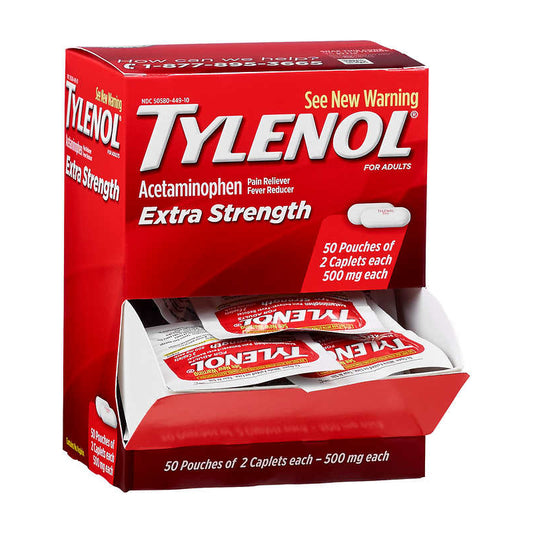 Tylenol Capl Ext/Str Disp 2x50
