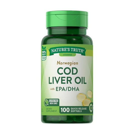 Nordic Naturals Cod Liver Oil Softgels 100ct