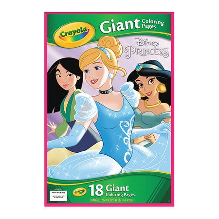 Crayola Coloring Pages, Giant , Disney Princess