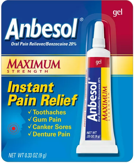 Anbesol Maximum Strength Gel 0.33oz