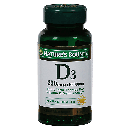 Natures Bounty - Vitamin D3 1000 60.00 ct