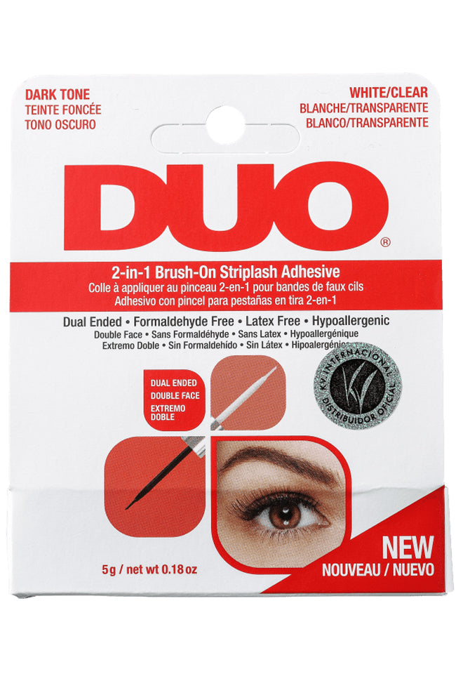 Ardell Duo 2-In-1 Brush On Adhesive Dark/Clear 5 G