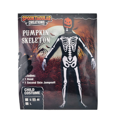 Spooktacular Creations Halloween Pumpkin Skeleton Costume, Child (M) & (L), 1 Each, By Joyin Inc.