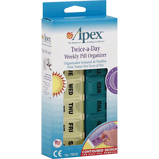 Apex Pill Organizer Weekly Twice A Day 70059b