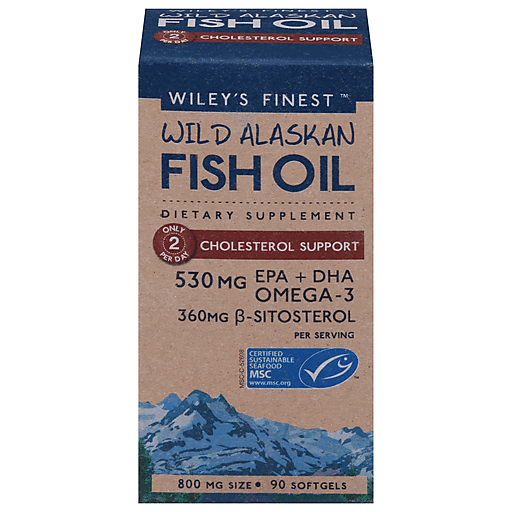 Wild Alaskan Fish Oil Cholesterol Support 90ct.