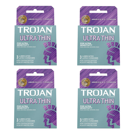 Trojan Conditionerom Sensitivity Ultra Thin Lubr