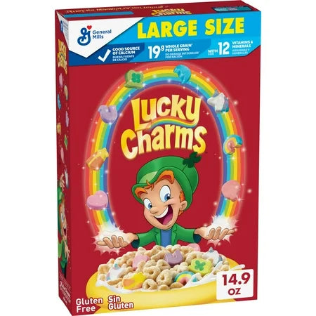Lucky Charms, Large Size, 14.9Oz, 1 Each, By General Mills