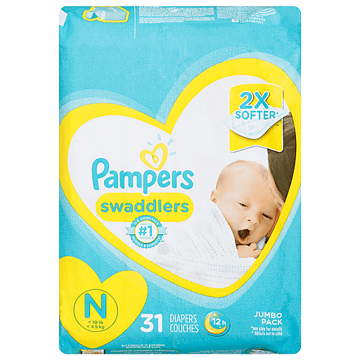 Pampers Swaddlers Size 0 31x4