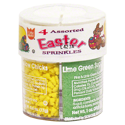 Cake Mate Easter Sprinkles, Assorted