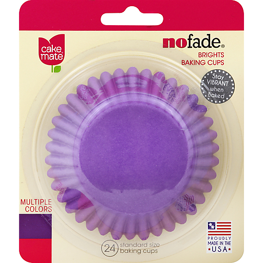 Cake Mate Solid Bright No Fade Liner 24 Ct