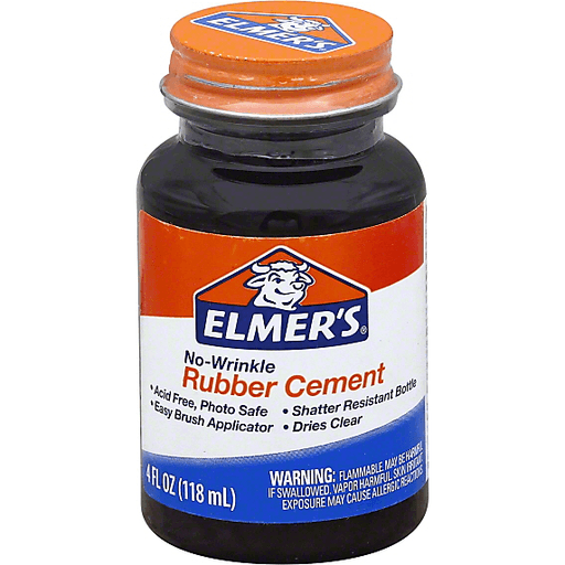 Elmers Rubber Cement 4 Oz