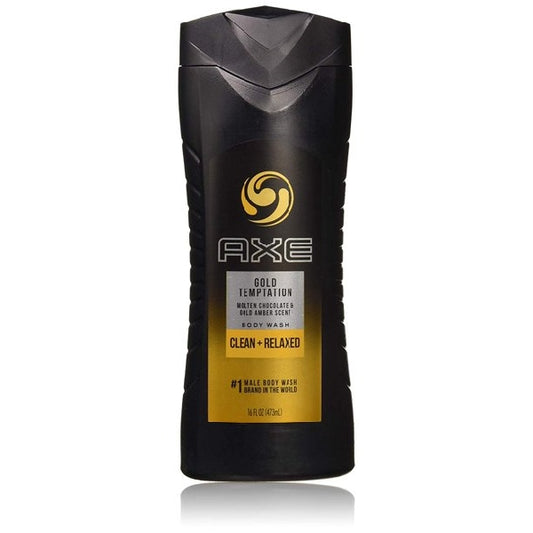 Axe Body Wash Gold Temptation 4 Piece 16 Oz.