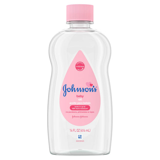 Johnsons Baby Oil, 14 oz by Johnson & Johnson