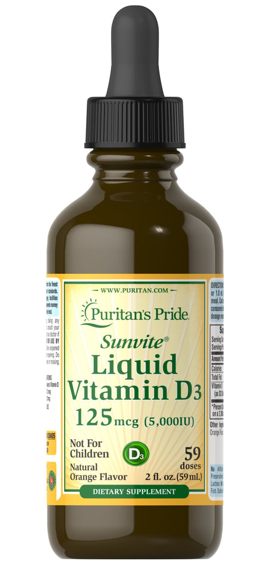 Nature's Truth Vitamin D Liq 5000iu 2oz
