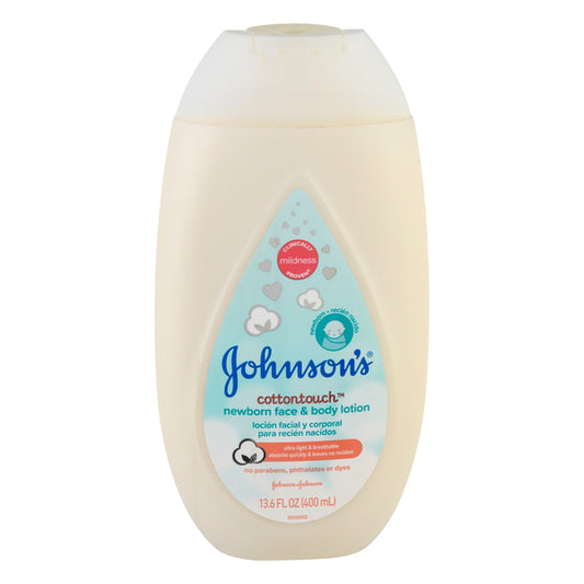 Johnson's CottonTouch Newborn Baby Face and Body Lotion 13.5 fl. Oz