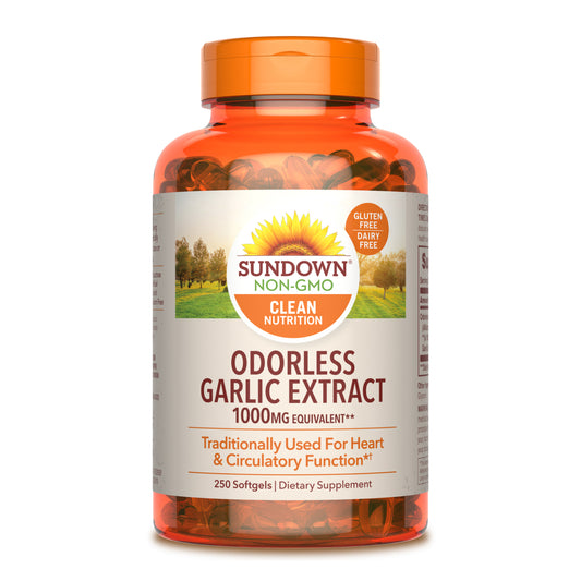 Sundown Odorless Garlic 1000mg 250 Ct Softgels Per Each