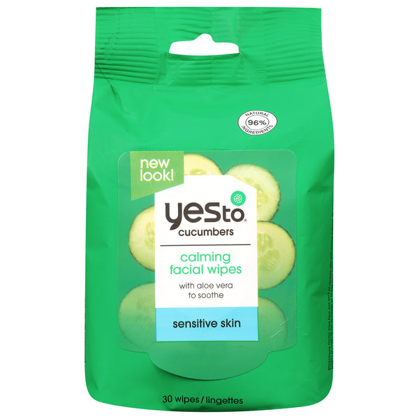 Yes To Cucumbers Sensitive Skin Calming Facial Wipes