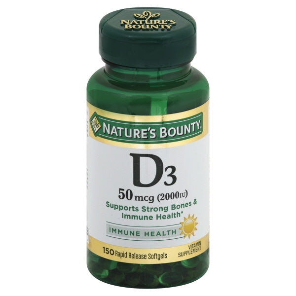 Nature's Bounty - Vitamin D - Super Strength 2000 IU Tablets 100.00 ct