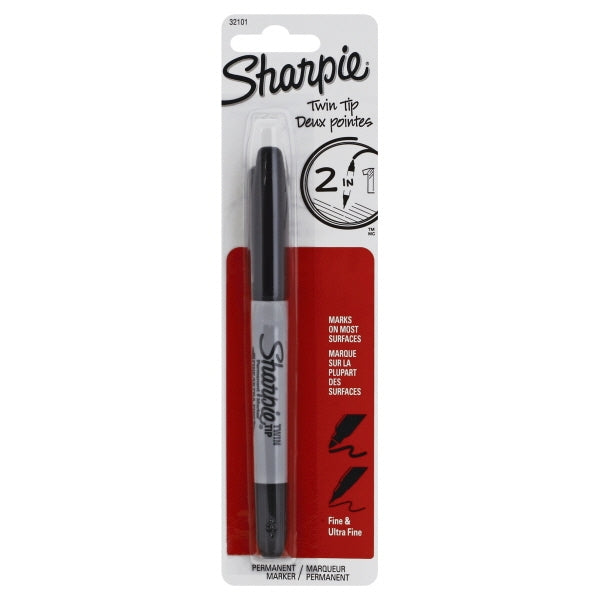 Sharpie Twin Black Carded