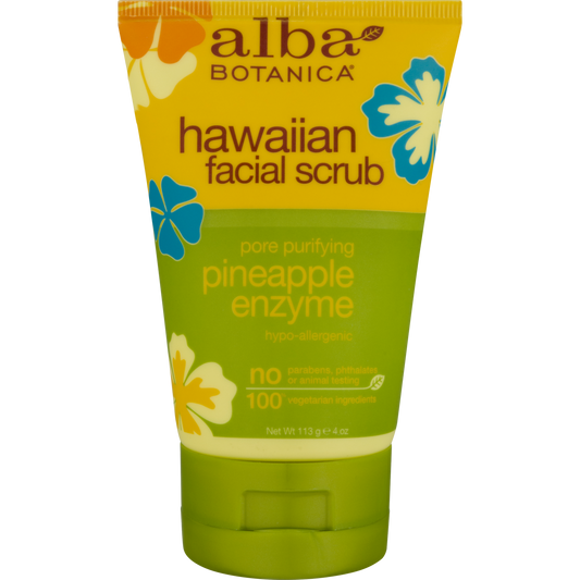 Alba Bot Pineapple Enzyme Facial Scrub 4oz.